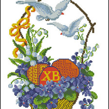 Схема вышивки «пасха»