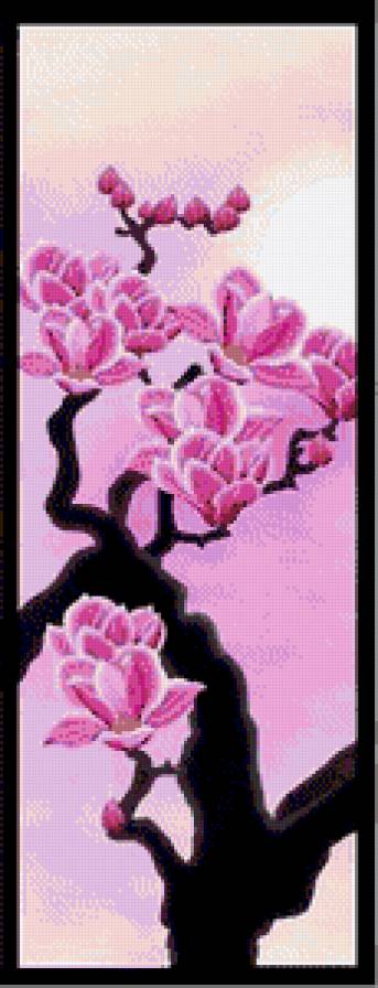 Триптих" Магнолия-2" - магнолия, триптих - предпросмотр