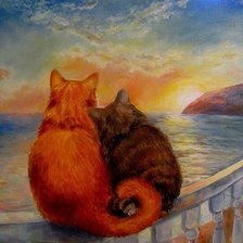 Схема вышивки «Влюблённые»