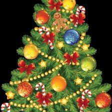 Схема вышивки «елка»