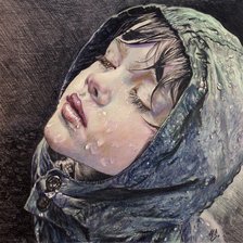 Схема вышивки «девочка»