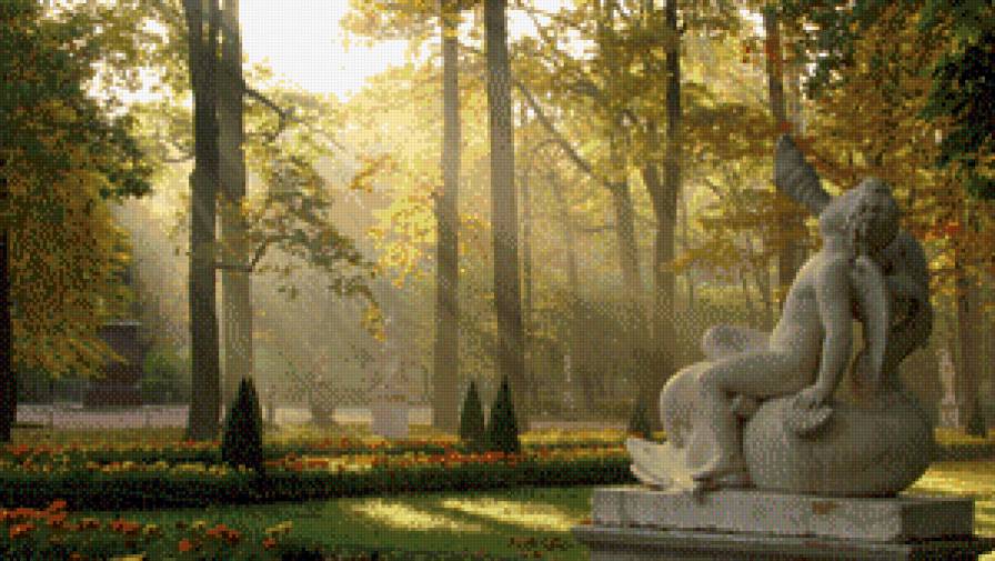 Осень - осень, солнечный свет, ангел, петербург - предпросмотр