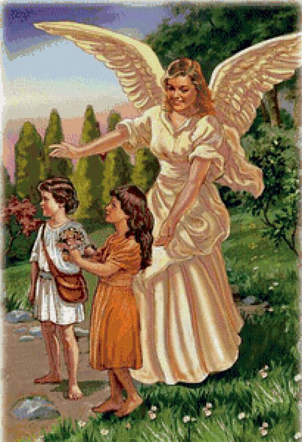 ангел-хранитель - хранитель, ангел, икона - предпросмотр