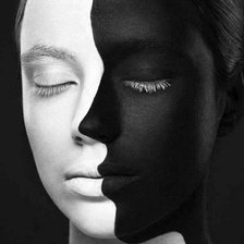 черно белое