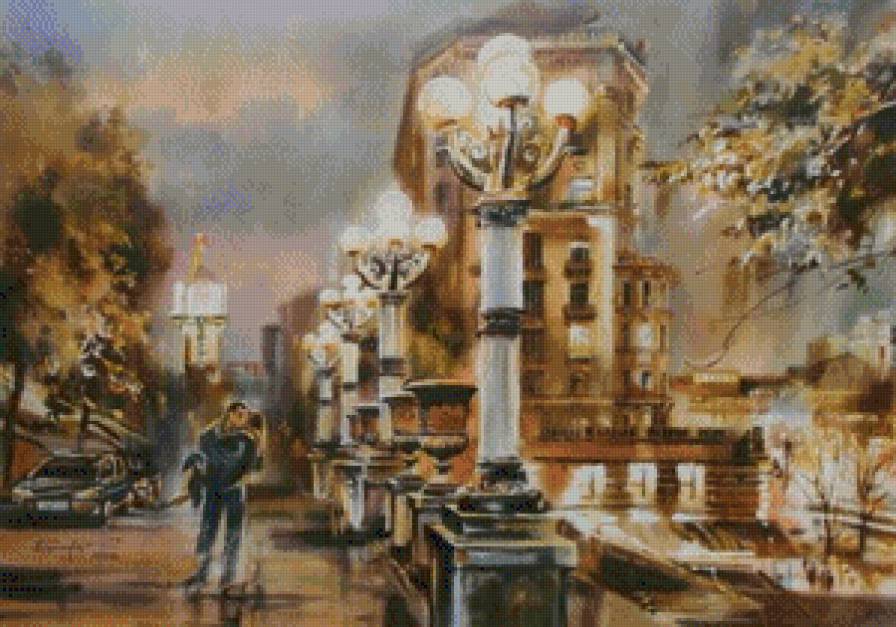 Романтическое свидание - городской пейзаж, города, архитектура. - предпросмотр