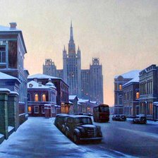 Схема вышивки «Москва»