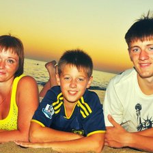 Схема вышивки «На берегу моря.»