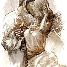 Схема вышивки «Акварель в стиле ланартэ(осветленный вариант)»