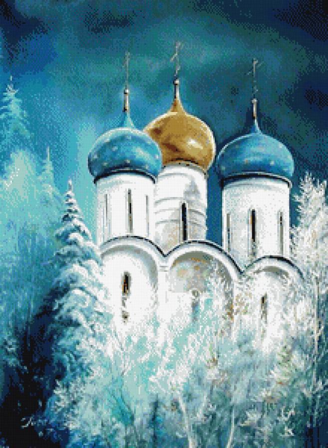 храм зимой - предпросмотр