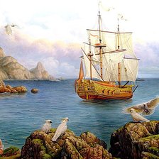 Схема вышивки «бухта»