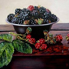 Схема вышивки «ежевика»