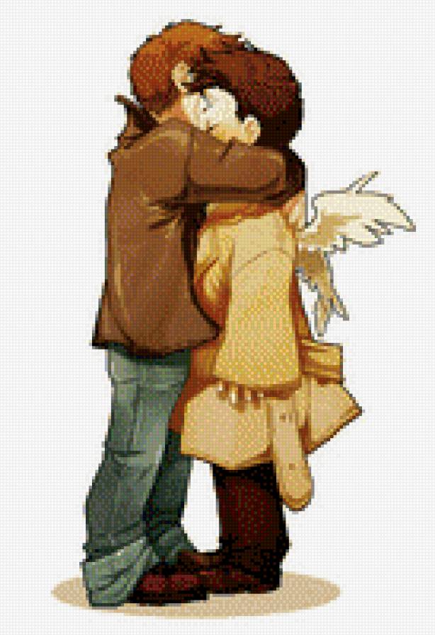 Дестиэль арт - сверхъестественное, дин, кастиэль, supernatural, кас - предпросмотр