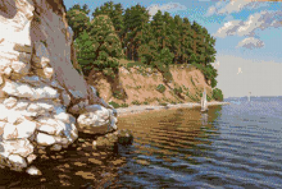 Берег - лето, берег, море, жара - предпросмотр