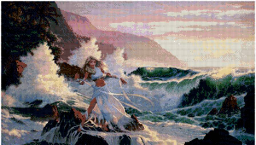 морская фея - море, девушка - предпросмотр