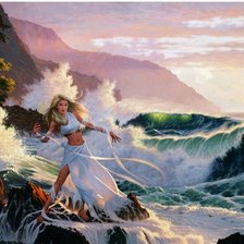 Схема вышивки «морская фея»