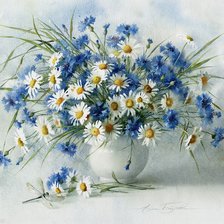 Схема вышивки «букет»