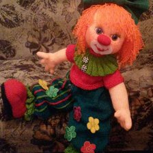 Схема вышивки «Клоунесса Плюшка»