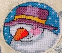 Схема вышивки «snowman»