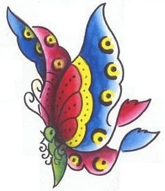 бабочка - оригинал