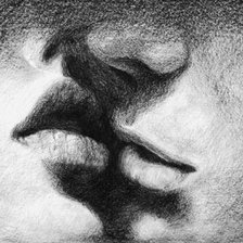 Схема вышивки «Поцелуй»