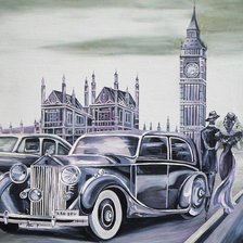 Схема вышивки «В городе»