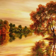 Схема вышивки «осень»