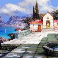 Схема вышивки «юг.море»