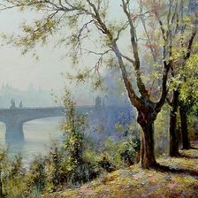 Схема вышивки «пейзаж»