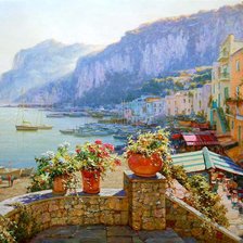 Схема вышивки «юг. море»