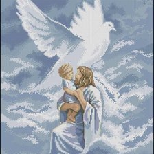 Схема вышивки «12345»