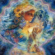 Схема вышивки «мать мира»