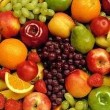 Схема вышивки «фрукты»