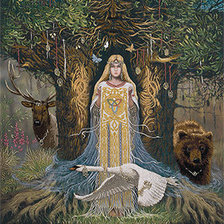 Схема вышивки «Оберег Веда»