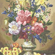 Схема вышивки «летний букет»