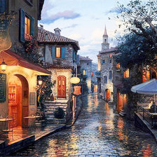 Схема вышивки «Город»