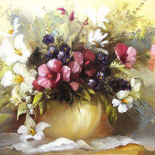 Схема вышивки «Красивый букет»