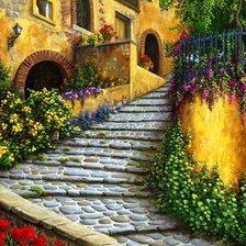 Схема вышивки «Пейзаж»