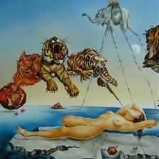 Схема вышивки «дали сон»