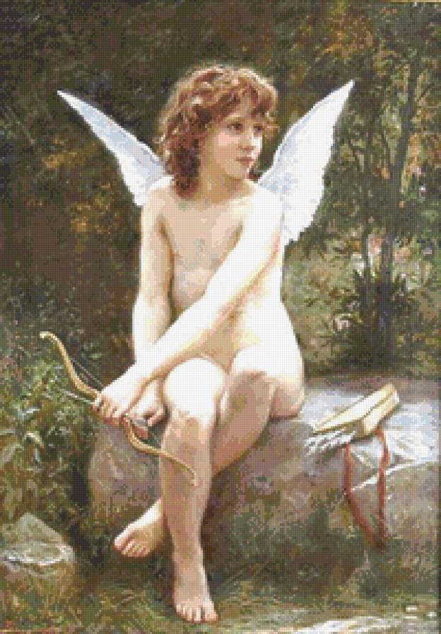 Амур - картина, амур, живопись - предпросмотр