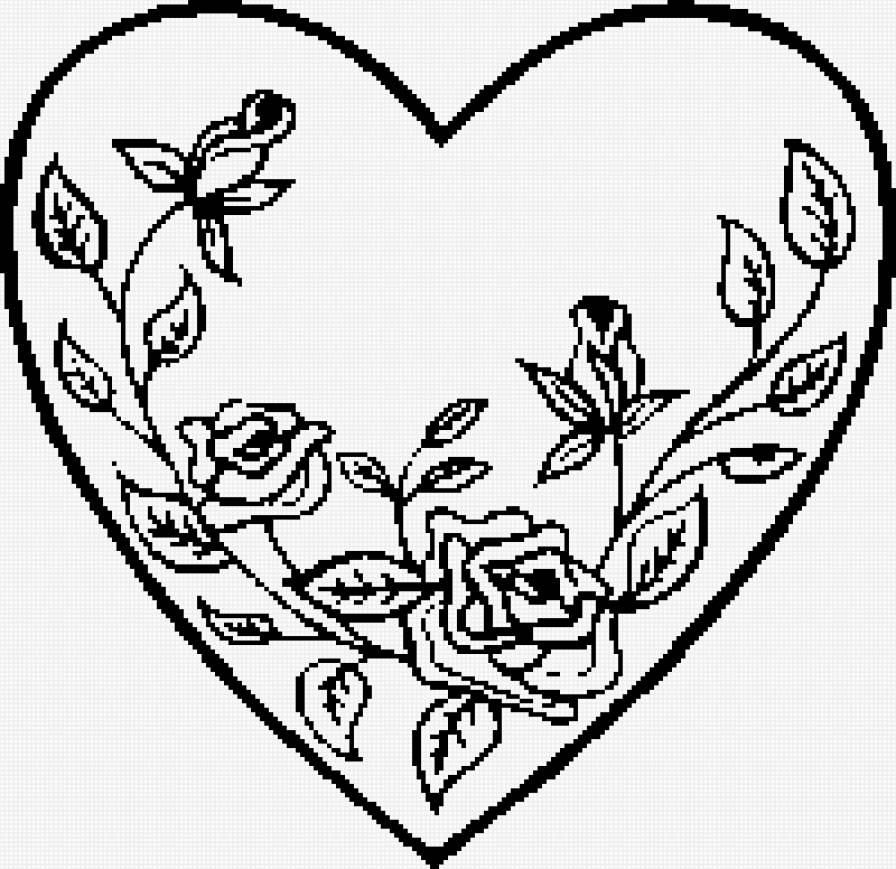 серце и розы - предпросмотр