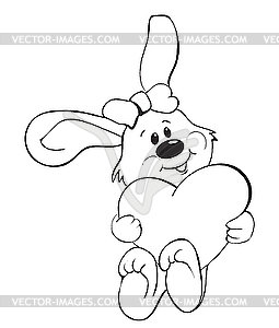 зайка и сердце - оригинал