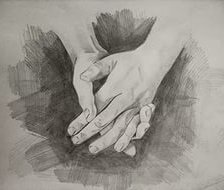 Схема вышивки «руки»