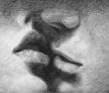 Схема вышивки «поцелуй»