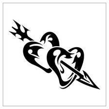 сердца и стрела