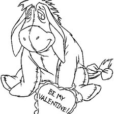 Схема вышивки «иа ослик»