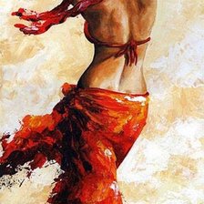 Схема вышивки «Картина Эмерико Тот»