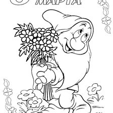 Схема вышивки «гномик»