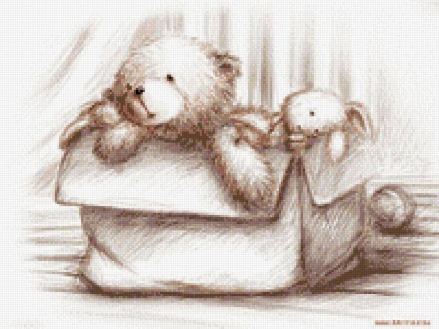 Мягкие игрушки - игрушки, игрушки в коробке, мягкие игрушки - предпросмотр