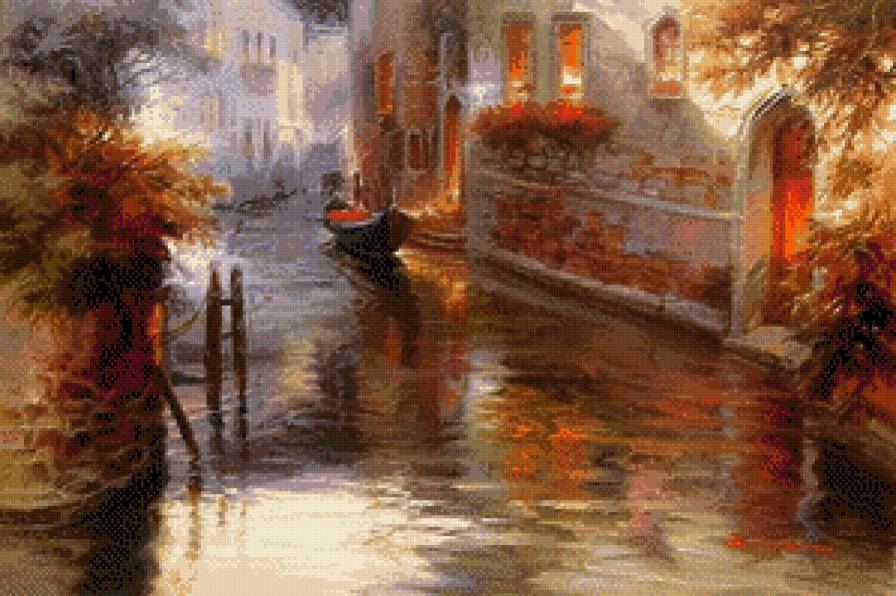 Венеция - вода, венеция, городской пейзаж, дома, город - предпросмотр