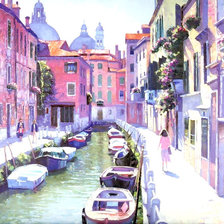 Схема вышивки «город»